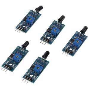 Modul <span class=keywords><strong>Sensor</strong></span> api inframerah IR <span class=keywords><strong>3</strong></span>.3V-5V, modul deteksi inframerah 4 Pin atau <span class=keywords><strong>3</strong></span> Pin mendeteksi jarak 80cm - Product Image 5