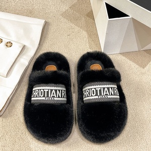 Baotou Maomao – Chaussons mi-ouverts tendance pour femme, style montant, chauds et confortables pour l'automne et l'hiver - Product Image 6