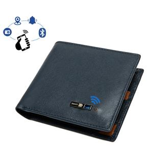 Portafoglio intelligente in vera pelle di vacchetta anti-smarrimento per uomo portafoglio portamonete blueteeth GPS antifurto a due vie che cerca <span class=keywords><strong>Smart</strong></span> money bag - Product Image 3