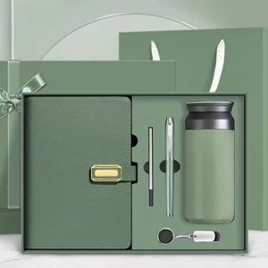 Hot Selling Product 2025 A5 <b>Notebook</b> USB-32GB Stylus Pen Cooperate Business Executive Gift <b>Set</b> Novelties Souvenirs Coffee Mug - Product Image 2