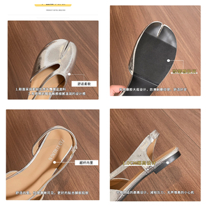 Reancient <span class=keywords><strong>Muller</strong></span> – Ballerines Mary Jane tendance pour femme, motif uni, à enfiler, bout fermé, avec strass, pour le quotidien - Product Image 2