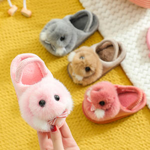 Pantuflas de Invierno Antideslizantes para Niños al por Mayor, Diseño de Dibujos Animados, Ligeras y Cómodas, con Plataforma para Mantener el Calor - Product Image 3