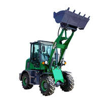 Minipala caricatrice frontale TL908 in offerta speciale con motore e pompa, potenza 37KW, capacità di carico 1000kg per fattoria e giardino