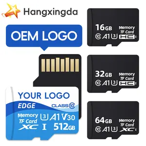 Top Sales 100% Original Custom Logo Tf Card 8gb 16gb 32gb 64gb 128gb 256gb 512gb For Mobile Phone Wholesales Memory Cards