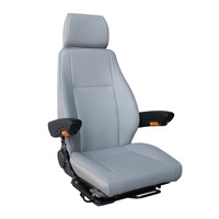 Siège conducteur en cuir premium, tissu imperméable, suspension pneumatique, confortable, antichoc, pour camping-car, camion, véhicule utilitaire