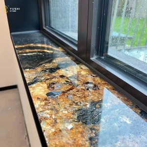 Yushi tự nhiên Brazil Vũ Trụ vàng Granite cho nhà bếp Countertop và biệt thự nội thất bên ngoài bức tường trang trí - Product Image 6