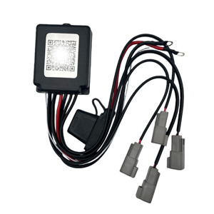 Nouveau module de commande RF Lumina 80 ampères 4 voies avec faisceau de câblage, contrôleur LED avec télécommande et application pour éclairages de roche et éclairages de roues - Product Image 4
