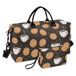 Sacs de voyage pliables personnalisés avec logo, imperméables, matelassés, pour hommes et femmes, avec fermeture éclair, pour le sport et la gym - Product Image 1