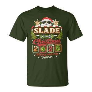 Camiseta familiar Slade para Navidad 2025: Creando recuerdos juntos - Product Image 1