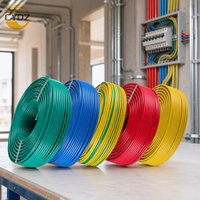 Fil de cuivre massif isolé en PVC flexible, coupé sur mesure, 18AWG 600V 105C VW-1 UL1015 IP65 pour applications de chauffage automobile et de construction