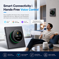 Thermostat intelligent programmable Tuya Wifi pour ventilo-convecteur 2 ou 4 tuyaux, Modbus RS485