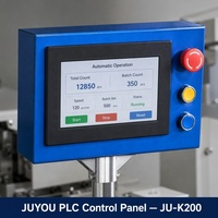 Machine de comptage et d'empilage entièrement automatique et efficace pour étiquettes de vêtements, machine à enfiler les étiquettes CE pour usine