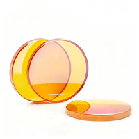 Lentille de focalisation laser CO2 CVD ZnSe, diamètre 28 mm, FL 38.1 50.8 63.5 76.2 95.25 101 127 190 mm (1.5-7.5 pouces) pour gravure et découpe laser