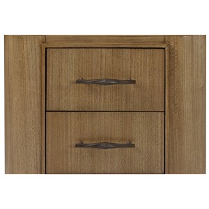 2 <b>Drawer</b> Nightstand Wood Modern Bedroom <b>Storage</b> Cabinet - Product Image 3