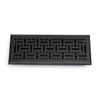 Grille d'aération en fer réglable 4*14 de haute qualité, motif chinois, pour plancher, intégrée dans un meuble en bois pour gîte
