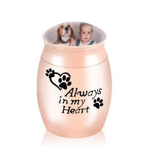 Cremazione urna ricordo gatti e cani può essere personalizzato foto urna cremazione souvenir-Sempre nel mio <span class=keywords><strong>cuore</strong></span> - Product Image 2