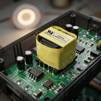 Transformateur de puissance PCB EE16 220V AC vers 12V 24V DC, noyau en ferrite, enroulement cuivre/aluminium, transformateur Flyback