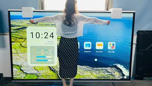 Ultimo Modello di <span class=keywords><strong>TV</strong></span> Interattiva Smart Android AI 4K da 110 <span class=keywords><strong>Pollici</strong></span> con Pannello LCD a 20 Punti di Contatto per Uso Scolastico - Product Image 5