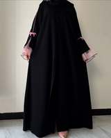 Abaya musulmane élégante Mexizo avec manches en maille transparente, mode islamique modeste, vêtements de luxe de Dubaï