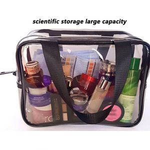 Wholesale Custom Logo Waterproof Women Makeup <b>Travel</b> <b>Toiletry</b> Cosmetic Zipper <b>Bag</b> Clear Pvc Cosmetic <b>Bag</b> - Product Image 3