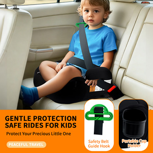 Vente directe d'usine, siège rehausseur sans dossier pour voiture, pour enfants de 125 à 150 cm, avec installation Isofix, certifié ECER129, coussin lavable - Product Image 2