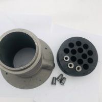 Ancre de précontrainte en acier pour béton ZhenHua : Bloc d'ancrage et plaque de scellement avec cales