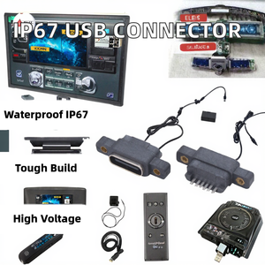 ขั้วต่อ USB Type-C รุ่น DSC-0220 กันน้ำมาตรฐาน IP67 สายเคเบิลฮาร์ดแวร์แบบมีฉนวนป้องกัน พร้อมเทปและรีล รายละเอียดสเปค - Product Image 2