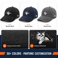 Casquette de baseball en jean, chapeau décontracté tendance, broderie personnalisée et achat en gros