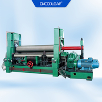 Machine à rouler les plaques à trois rouleaux universelle W11-12X2500, machine de formage à rouleaux