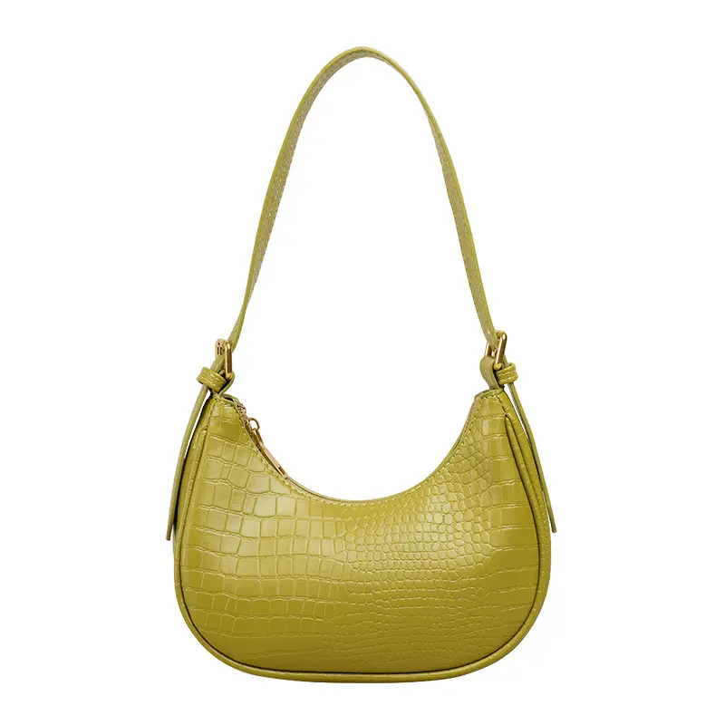 Borse a mano da donna in pelle di buccia di mela borse di marche famose di lusso borsa verde borsa a mano modello coccodrillo