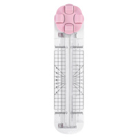 Cutter de bureau 4-en-1 en plastique pour la découpe de films de protection d'écran et de papier photo, idéal pour les téléphones mobiles
