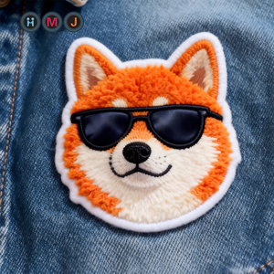 Parches Bordados de Dibujos Animados HMJ de Shiba Inu, Insignias Termoadhesivas de Perro <span class=keywords><strong>Akita</strong></span> <span class=keywords><strong>Japonés</strong></span> para Ropa Infantil, Parches para Sombreros, Apliques de Animales - Product Image 4