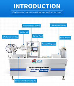 <span class=keywords><strong>Machine</strong></span> d'Emballage <span class=keywords><strong>sous</strong></span> <span class=keywords><strong>Vide</strong></span> par Thermoformage Automatique Scelleuse <span class=keywords><strong>sous</strong></span> <span class=keywords><strong>Vide</strong></span> à Film Étirable pour Viande Fromage Saucisse - Product Image 3