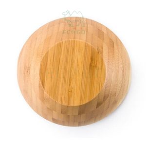 Cuenco de bambú ecológico, ensaladera de madera multiusos, cuenco de madera con logotipo personalizado del fabricante - Product Image 5