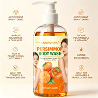Sabun Mandi Ekstrak Kesemek Aloe Vera Vitamin C Mencerahkan Membersihkan Secara Mendalam Semua Jenis Kulit 300ml OEM ODM