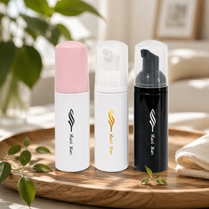 Flacone Vuoto Rosa con Pompa per Schiuma, Mousse, Bagnoschiuma e Shampoo - Product Image 4