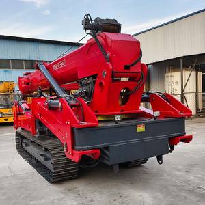 Grúa Araña de Servicio Pesado de 16 Toneladas con Pluma Telescópica, Grúa Compacta sobre Orugas para Trabajos de Construcción e Instalación - Product Image 5