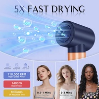 RUCHA sèche-cheveux brosse à Air chaud professionnelle rotative Curler outils de coiffure 8 en 1 Multi Styler