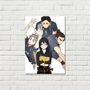 8PCS/SET <span class=keywords><strong>Haikyuu</strong></span> Hinata Shoyo <span class=keywords><strong>Oikawa</strong></span> Tooru Décoration Murale pour Salon Chambre Décoration Maison Affiches Artisanales en Papier Anime pour Fans - Product Image 3