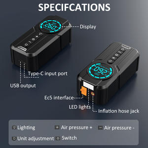 Новый многофункциональный автомобильный блок питания с пневматическим насосом и системой аварийного запуска высокой мощности - Product Image 6