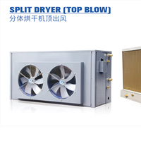 Déshydrateur de fruits à grande capacité à haute efficacité avec pompe à chaleur et cœur PLC, capacité de 1000 kg/h pour la production commerciale (Marque KINKAI)