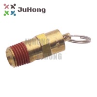 Valve de sécurité anti-surpression en laiton pour réservoir d'air, filetage mâle NPT 1/4'', compatible avec les réservoirs et fûts en acier, pour outil de gonflage automobile et compresseur d'air