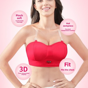 Masajeador de Senos, Estimulación Mamaria, Vibración, Calor, Intensidad Ajustable, Sujetador para Senos Caídos, Productos de Maternidad - Product Image 5