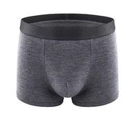 Vente chaude Boxer court pour homme en coton modal, fabrication exquise, respirant, antistatique, séchage rapide