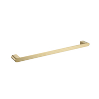 Ensemble d'accessoires de salle de bain modernes en acier inoxydable à fixation murale, porte-papier toilette, porte-brosse, utilisation hôtelière, ensemble en métal
