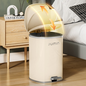 Cubo <span class=keywords><strong>de</strong></span> <span class=keywords><strong>Basura</strong></span> <span class=keywords><strong>de</strong></span> Plástico <span class=keywords><strong>de</strong></span> Lujo <span class=keywords><strong>con</strong></span> <span class=keywords><strong>Pedal</strong></span>, Electrochapado en Oro, Plata y Negro, <span class=keywords><strong>con</strong></span> Tapa, Gran Capacidad, para Uso en Múltiples Habitaciones del Hogar - Product Image 3