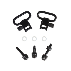 Kit de Eslinga Giratoria de Aleación de Zinc de Alta Resistencia con Tornillos de Doble Tipo, Tamaño 40mm, Óxido Negro, Liberación Rápida, Accesorio Táctico para Exteriores - Product Image 3