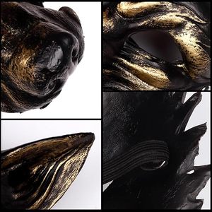 Máscara de Halloween de espuma PU <span class=keywords><strong>3D</strong></span> de zorro animal, personalizable, superventas para comercio exterior, carnaval, baile de Mardi Gras y fiestas. - Product Image 3
