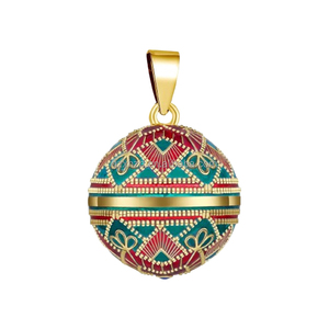 Collier pendentif en forme <span class=keywords><strong>de</strong></span> cloche d'ange plaqué argent en laiton, style tendance, pour <span class=keywords><strong>grossesse</strong></span> et maternité, cadeau <span class=keywords><strong>de</strong></span> bijoux, troisième modèle - Product Image 6