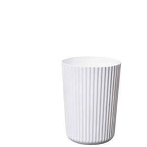 Thickened Trash Can L Size 8L Black White For Home Bedroom Bathroom Kitchen - Product Image 5